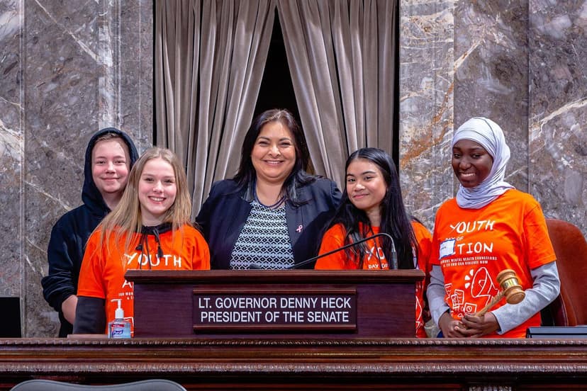 Youth advocates at the Capitol